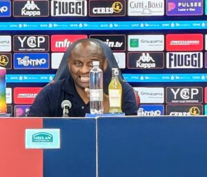 vieira post partita