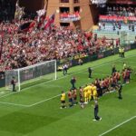 Il saluto finale alla Nord